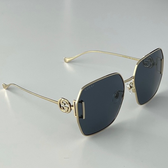NEW GUCCI AUTHENTIC DESIGNER SQUARE SUNGLASSES - Picture 6 of 12